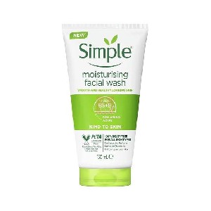 simple moisturising facial wash 150ml